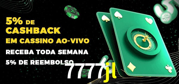 Promoções do cassino ao Vivo 7777jl